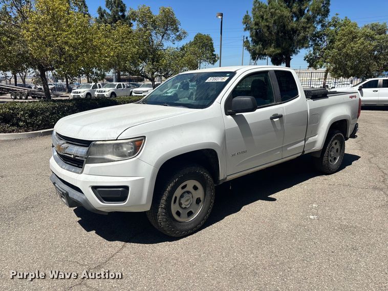 2019 Chevrolet Colorado Ext. Cab pickup truck