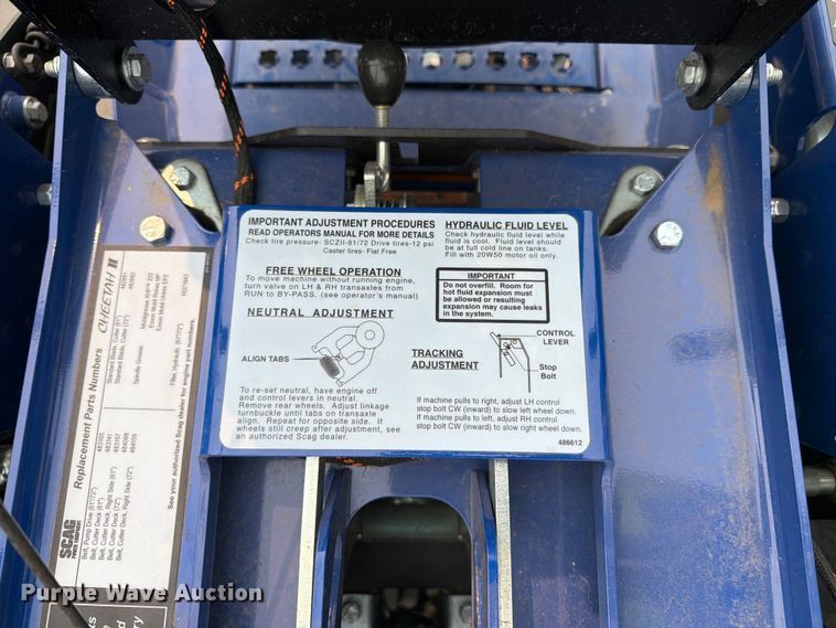 image for item YA4138 2026 Scag Cheetah II ZTR lawn mower