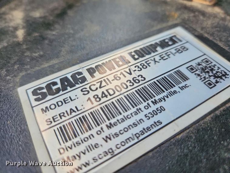 image for item YA4138 2026 Scag Cheetah II ZTR lawn mower