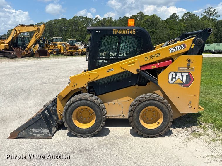 image for item DU6381 2023 Caterpillar 262D3 skid steer loader