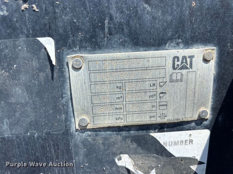 image for item DU6381 2023 Caterpillar 262D3 skid steer loader