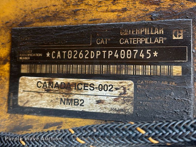 image for item DU6381 2023 Caterpillar 262D3 skid steer loader