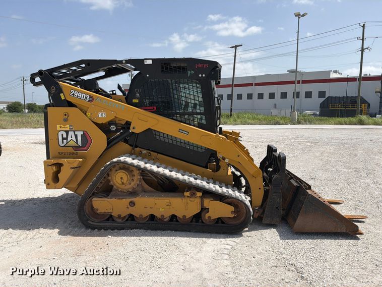 image for item ED5351 2024 Caterpillar 299D3 XE tracked skid steer loader