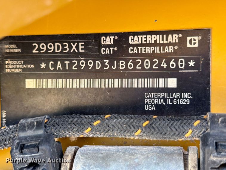 image for item ED5351 2024 Caterpillar 299D3 XE tracked skid steer loader