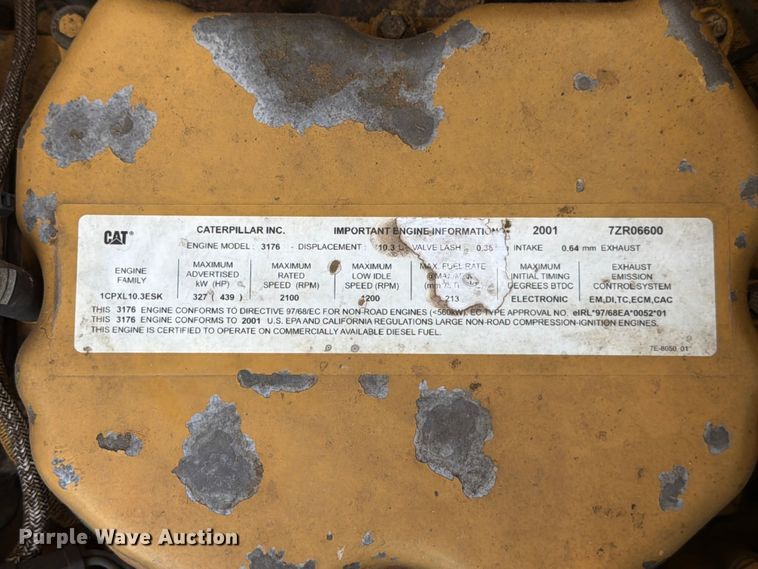 image for item ED5356 2002 Caterpillar 345B L Series II excavator