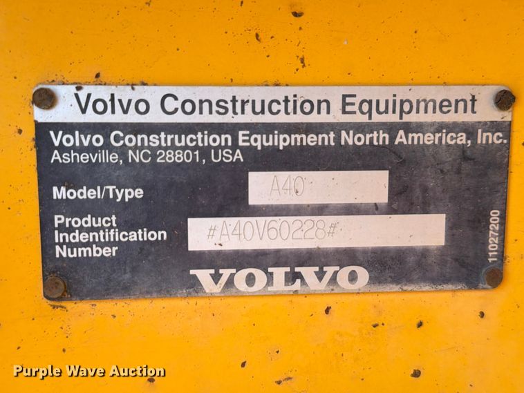 image for item ED5361 1998 Volvo A40 articulated haul truck