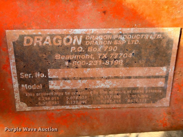 image for item ED5418 Dragon Products frac tank trailer