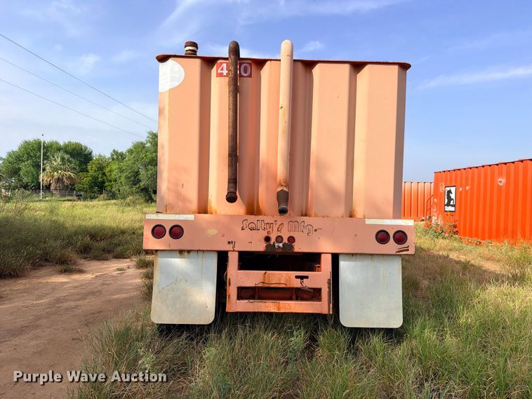 image for item ED5422 2007 Salty's Manufacturing frac tank trailer