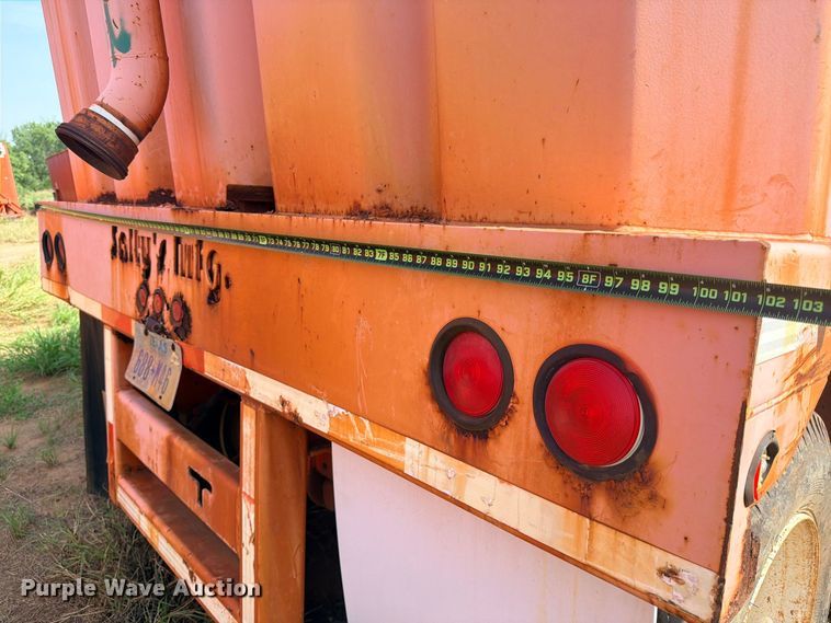 image for item ED5426 2007 Salty's Manufacturing frac tank trailer