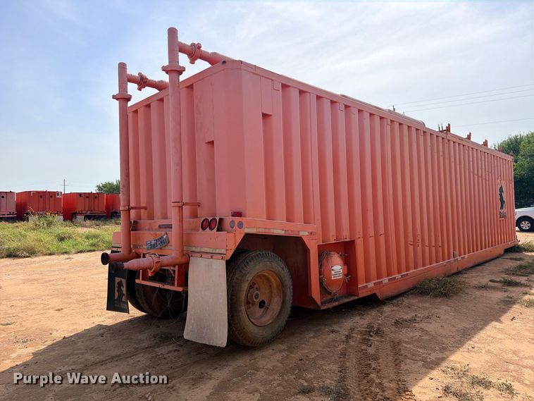image for item ED5427 Wichita Tank Manufacturing Gas buster frac tank trailer