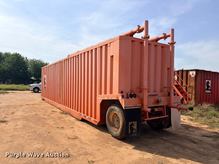 image for item ED5427 Wichita Tank Manufacturing Gas buster frac tank trailer