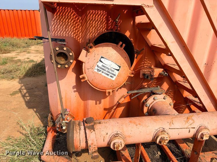 image for item ED5427 Wichita Tank Manufacturing Gas buster frac tank trailer