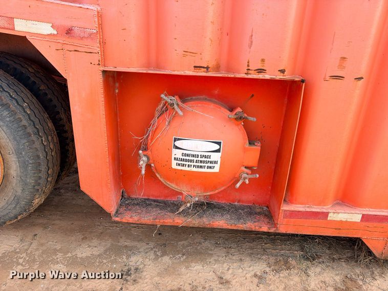 image for item ED5427 Wichita Tank Manufacturing Gas buster frac tank trailer