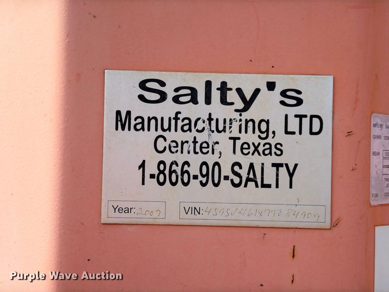 image for item ED5428 Salty's Tank Manufacturing frac tank trailer