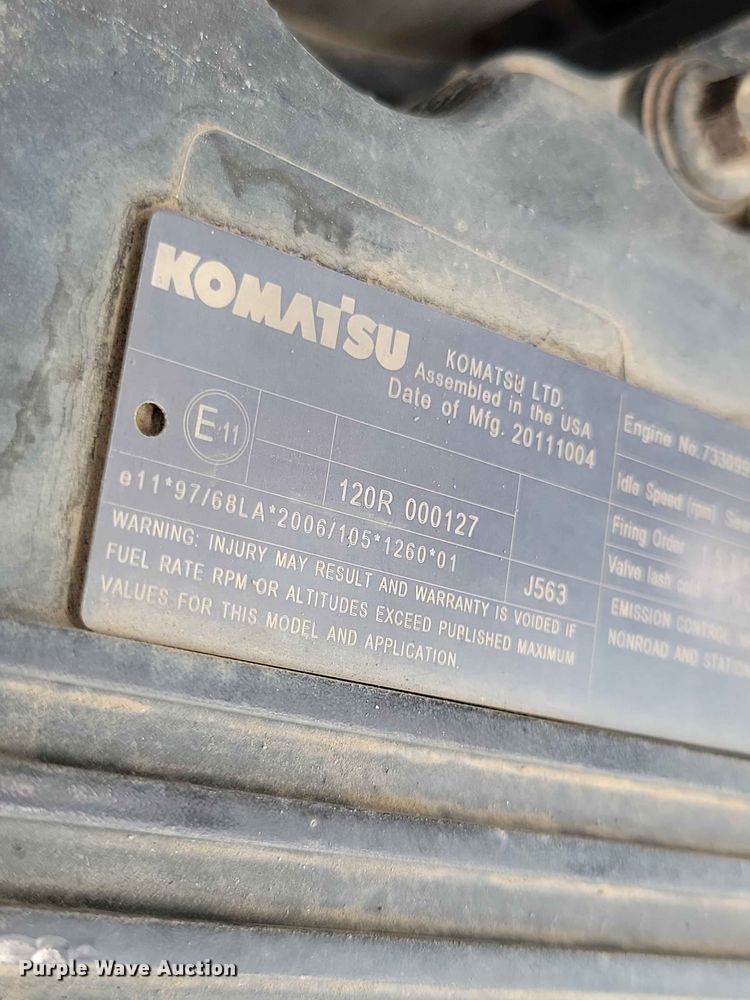 image for item EE1174 2012 Komatsu PC360LC-10 excavator