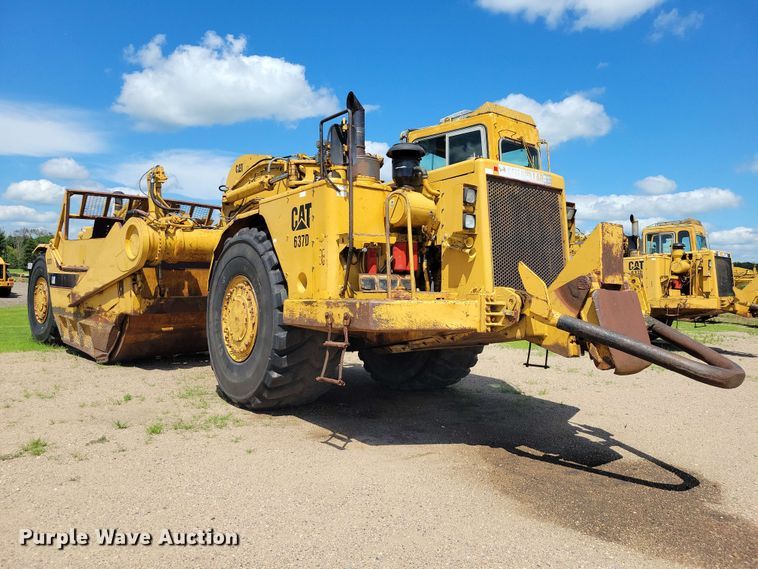 image for item EE1179 1980 Caterpillar 637D conventional scraper 