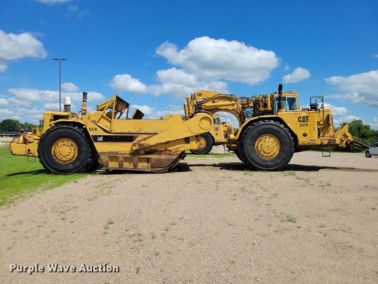 image for item EE1179 1980 Caterpillar 637D conventional scraper 