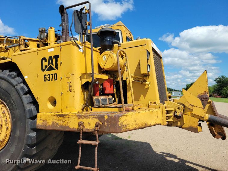 image for item EE1179 1980 Caterpillar 637D conventional scraper 