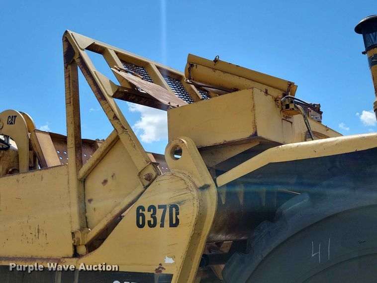 image for item EE1179 1980 Caterpillar 637D conventional scraper 