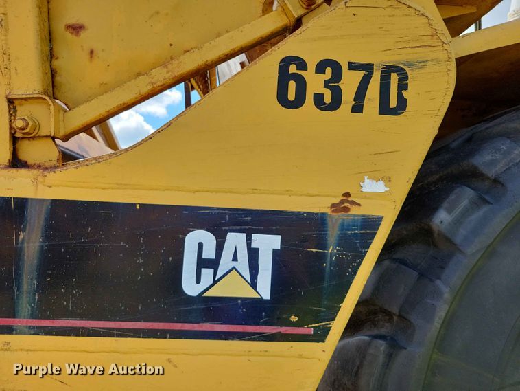 image for item EE1179 1980 Caterpillar 637D conventional scraper 