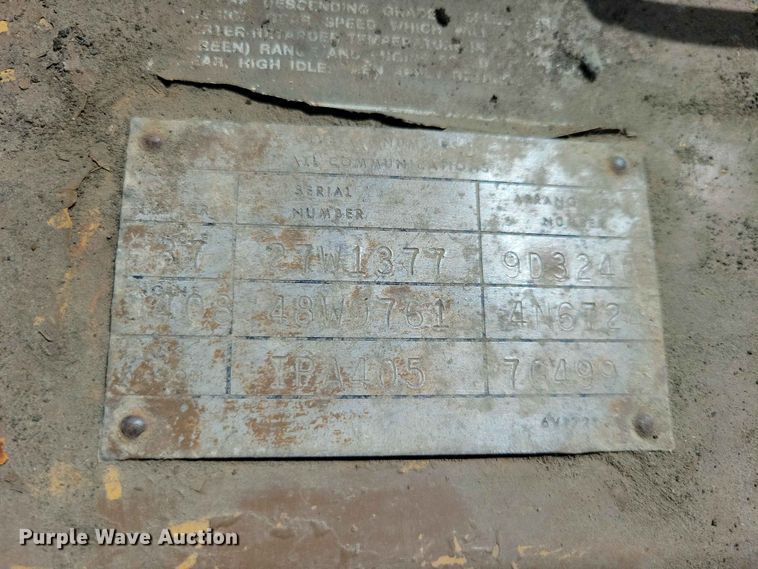 image for item EE1179 1980 Caterpillar 637D conventional scraper 