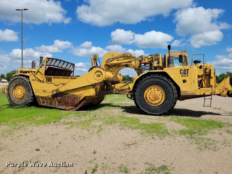 image for item EE1180 1983 Caterpillar 637D conventional scraper 