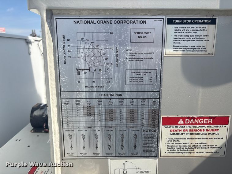 image for item EG8873 2013 Freightliner 114SD crane truck