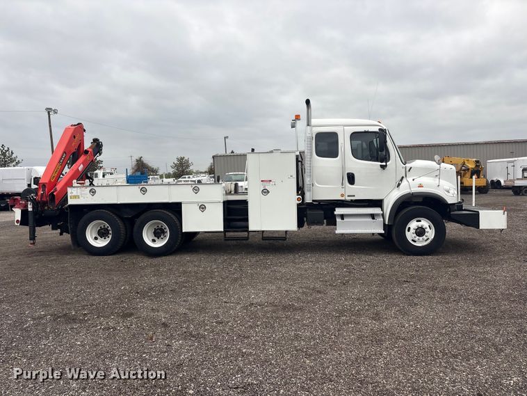 image for item EG8929 2012 Freightliner Business Class M2 Ext. Cab crane truck