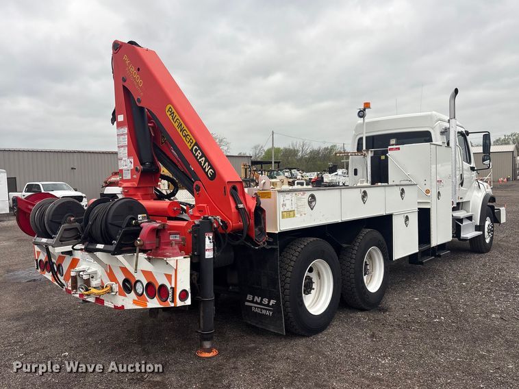image for item EG8929 2012 Freightliner Business Class M2 Ext. Cab crane truck