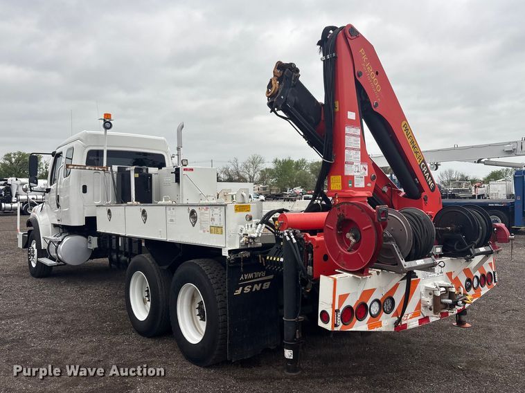 image for item EG8929 2012 Freightliner Business Class M2 Ext. Cab crane truck