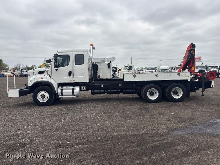 image for item EG8929 2012 Freightliner Business Class M2 Ext. Cab crane truck