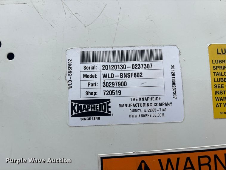 image for item EG8929 2012 Freightliner Business Class M2 Ext. Cab crane truck