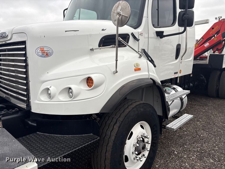 image for item EG8929 2012 Freightliner Business Class M2 Ext. Cab crane truck