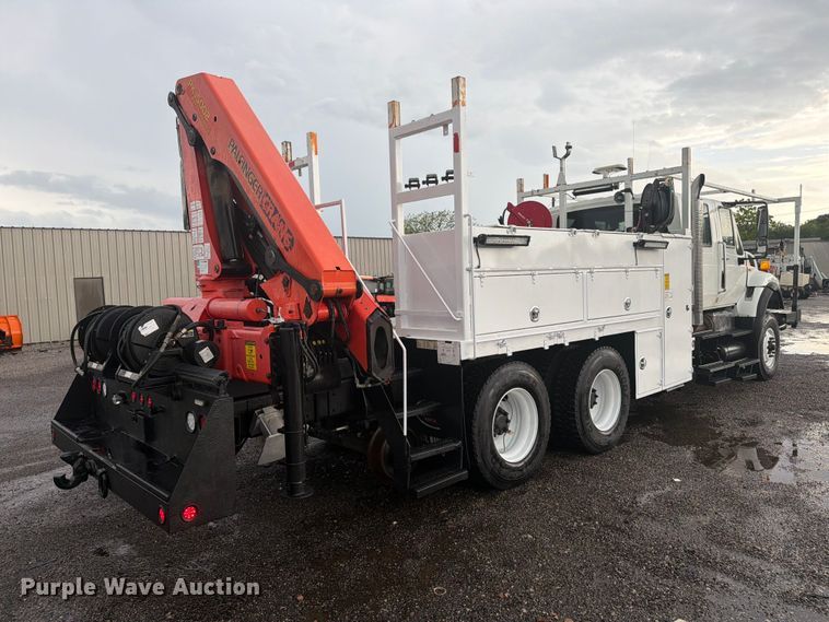 image for item EG9244 2011 International 7600 Crew Cab crane truck