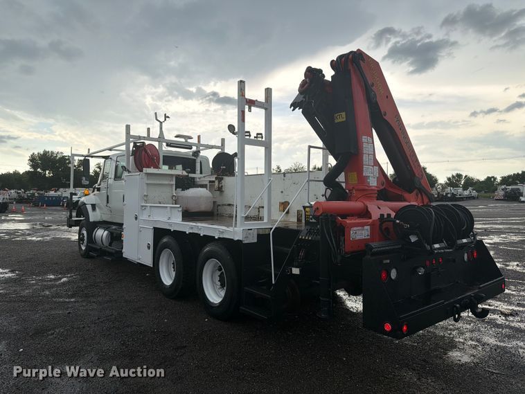 image for item EG9244 2011 International 7600 Crew Cab crane truck