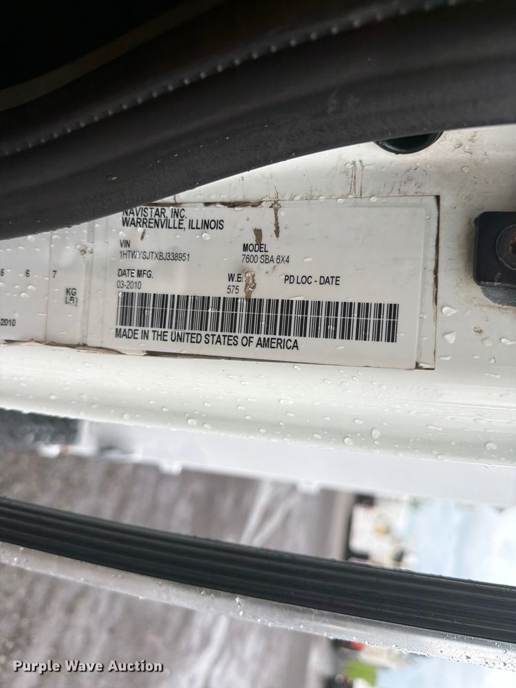 image for item EG9244 2011 International 7600 Crew Cab crane truck