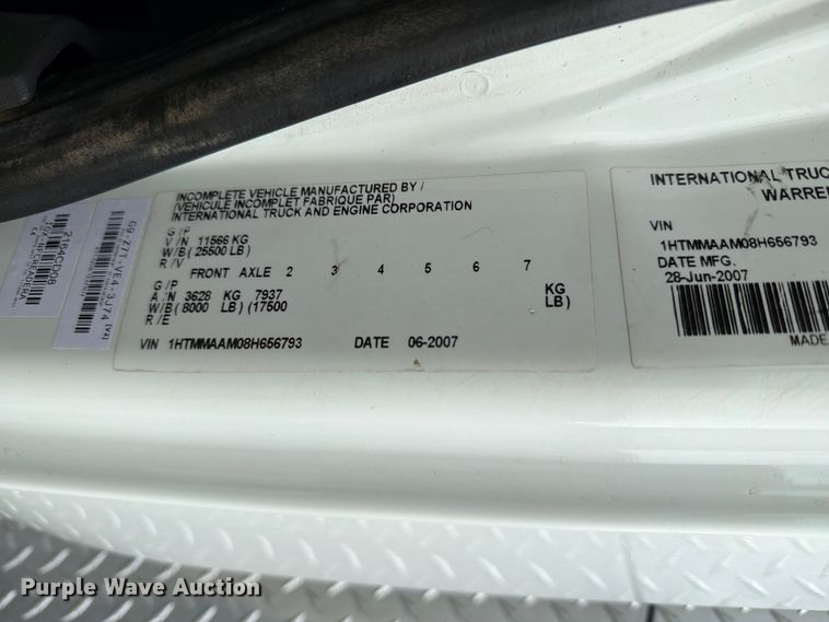 image for item EG9248 2008 International 4300 utility / service truck