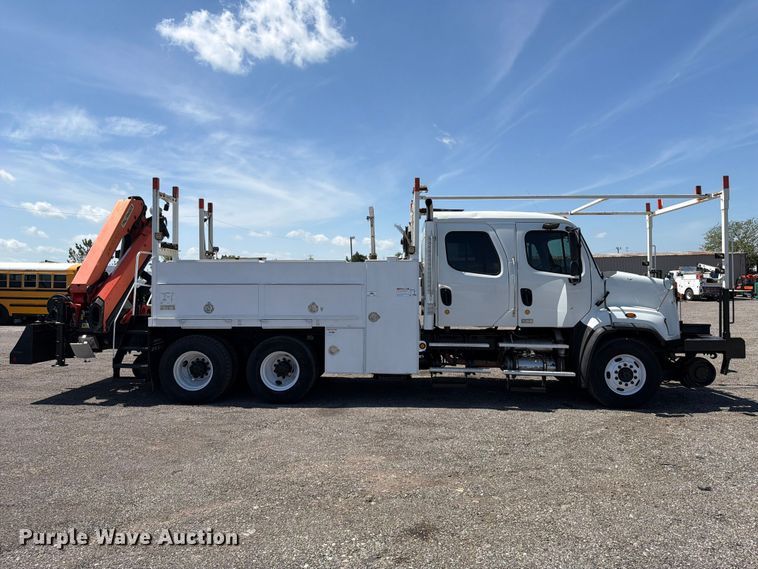 image for item EG9256 2013 Freightliner 108SD Crew Cab crane truck