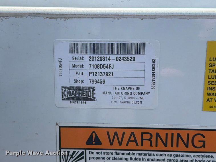 image for item EG9259 2012 Ford F450  Ext. Cab utility / service truck