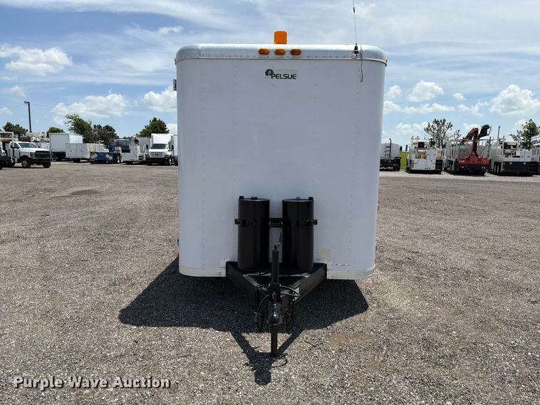 image for item EG9266 1994 Featherlite  Pelsue 12' FOST fiber optic splicing trailer