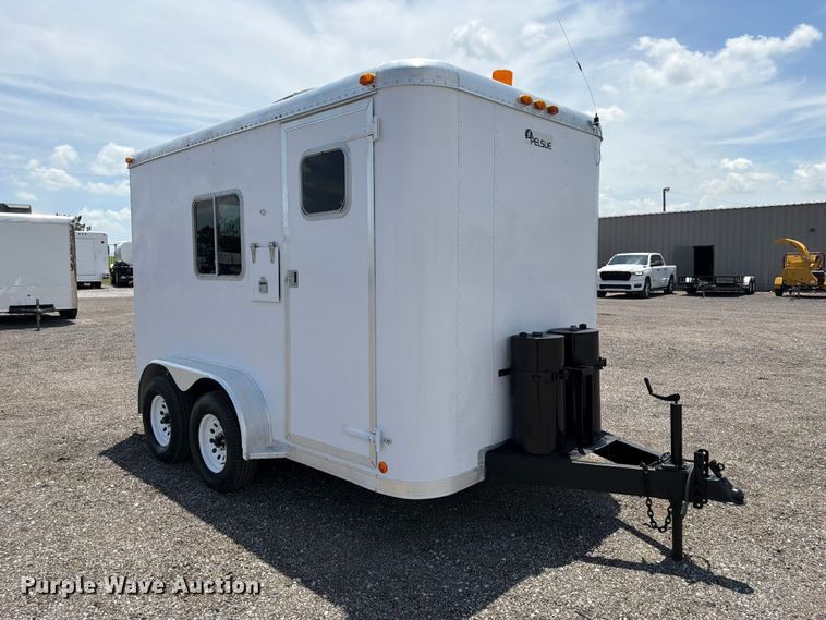 image for item EG9266 1994 Featherlite  Pelsue 12' FOST fiber optic splicing trailer