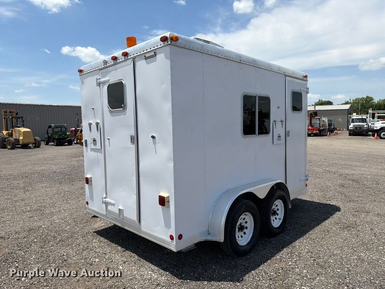 image for item EG9266 1994 Featherlite  Pelsue 12' FOST fiber optic splicing trailer