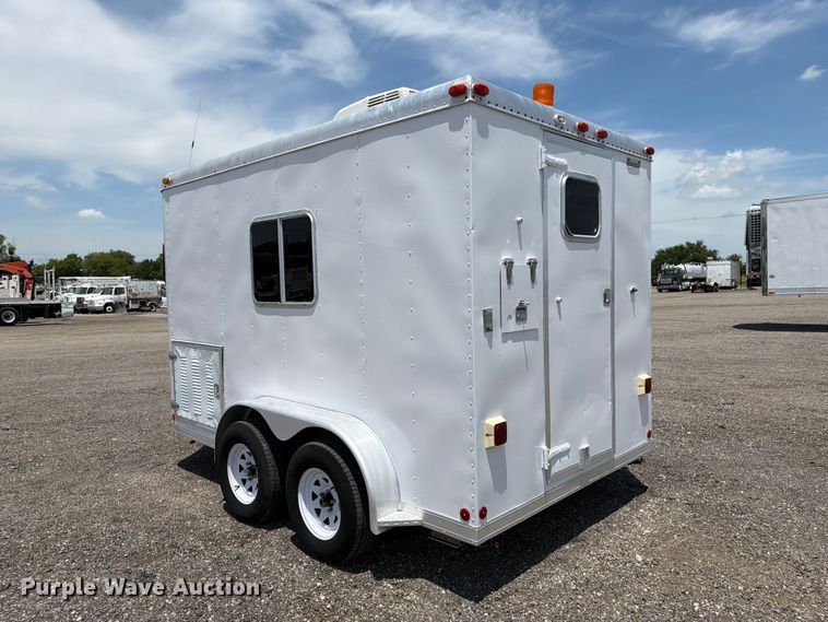 image for item EG9266 1994 Featherlite  Pelsue 12' FOST fiber optic splicing trailer