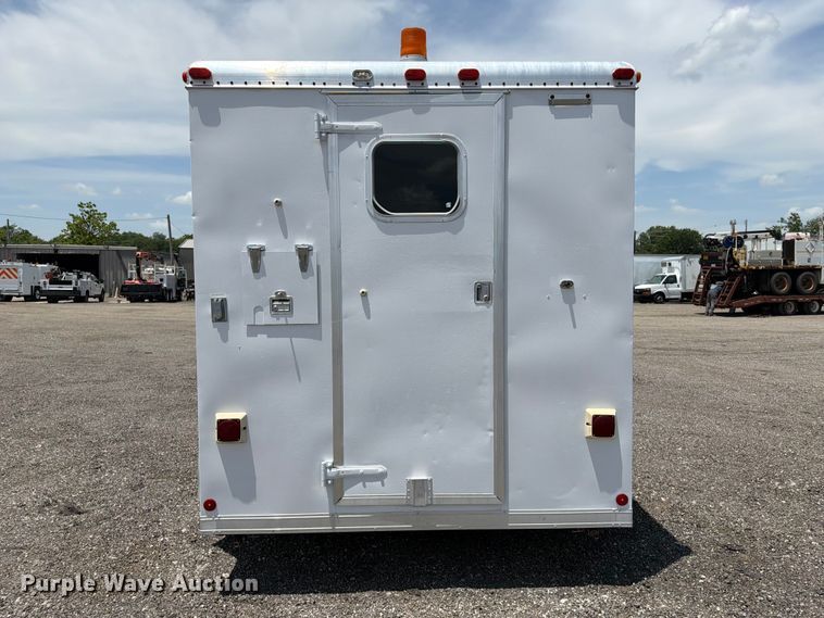 image for item EG9266 1994 Featherlite  Pelsue 12' FOST fiber optic splicing trailer