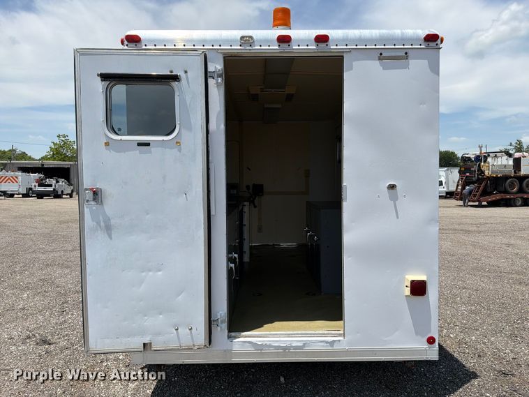 image for item EG9266 1994 Featherlite  Pelsue 12' FOST fiber optic splicing trailer