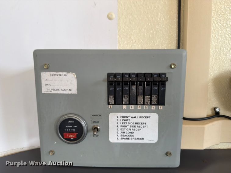 image for item EG9266 1994 Featherlite  Pelsue 12' FOST fiber optic splicing trailer
