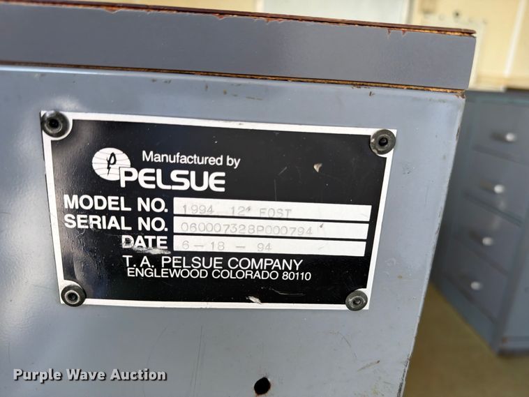 image for item EG9266 1994 Featherlite  Pelsue 12' FOST fiber optic splicing trailer