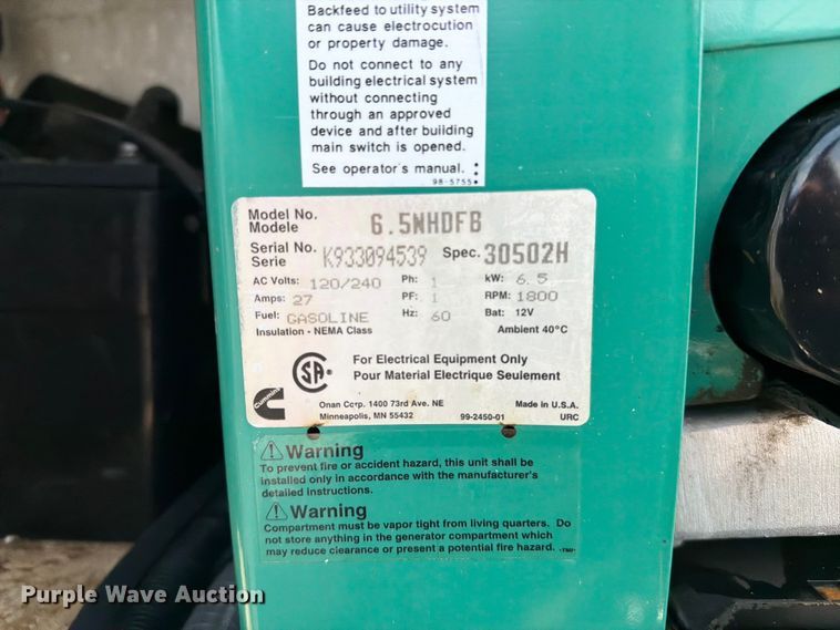 image for item EG9266 1994 Featherlite  Pelsue 12' FOST fiber optic splicing trailer