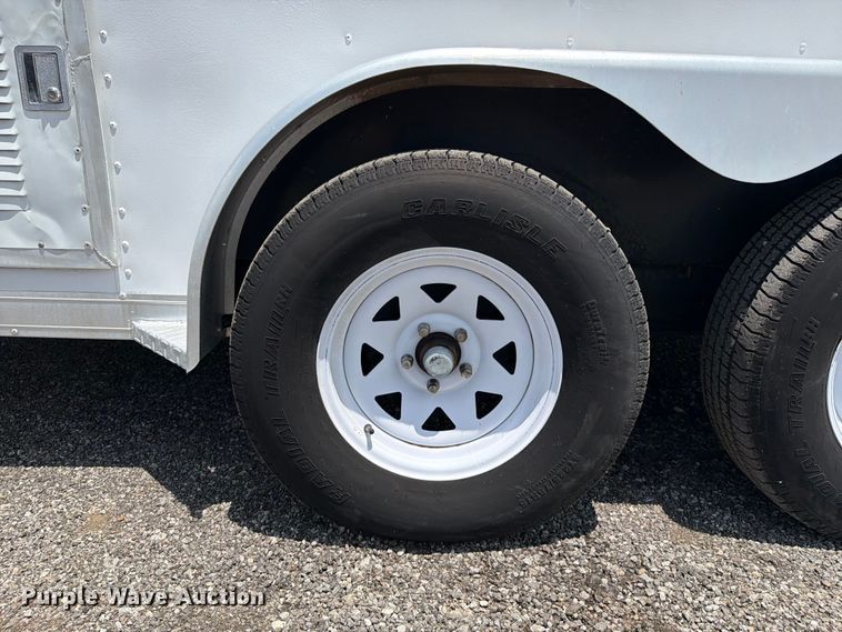 image for item EG9266 1994 Featherlite  Pelsue 12' FOST fiber optic splicing trailer