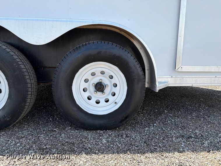 image for item EG9266 1994 Featherlite  Pelsue 12' FOST fiber optic splicing trailer